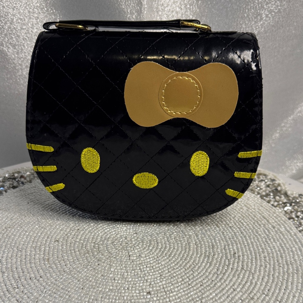 #60 hello kitty black crossbody bag